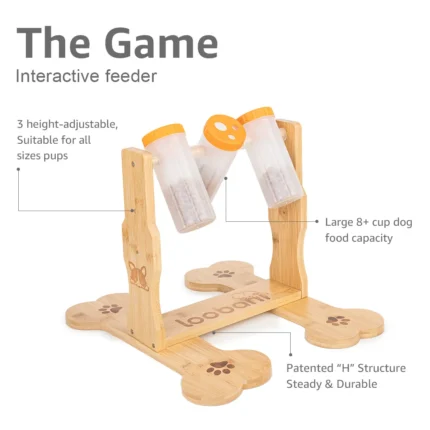 Aelflane Treat Dispensing Slow Feeder,Interactive Dog Puzzle Toy, Dogs Enrichment Toy To Keep Them Busy