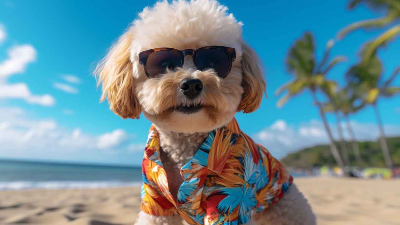 dog beach summer