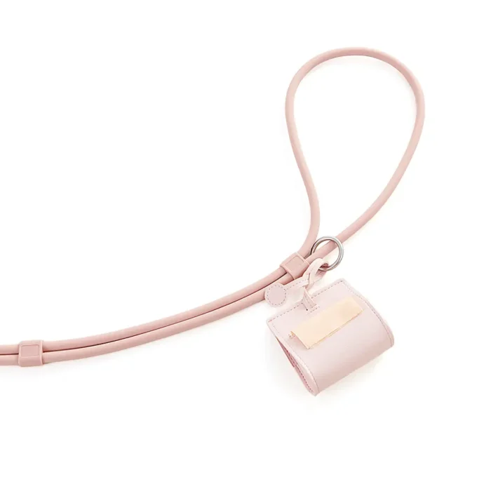 Luxury Vegan Leather Poop Bag Holder - Image 4