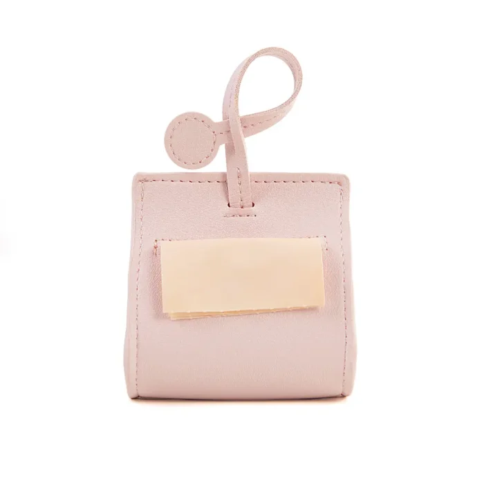 Luxury Vegan Leather Poop Bag Holder - Image 3